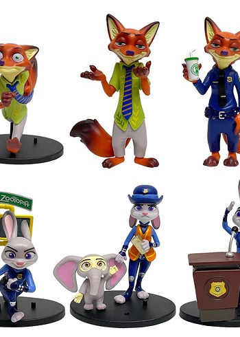 Zootopia Renkli Figür Adeti - Görsel 2