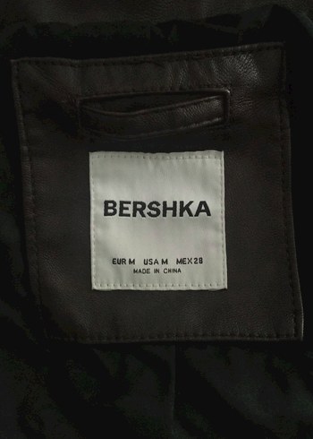 m Beden kahverengi Renk Kahverengi Deri Ceket