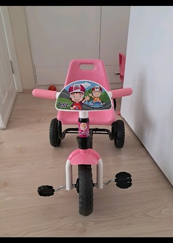 Pembe Üç Tekerlekli Çocuk Bisikleti