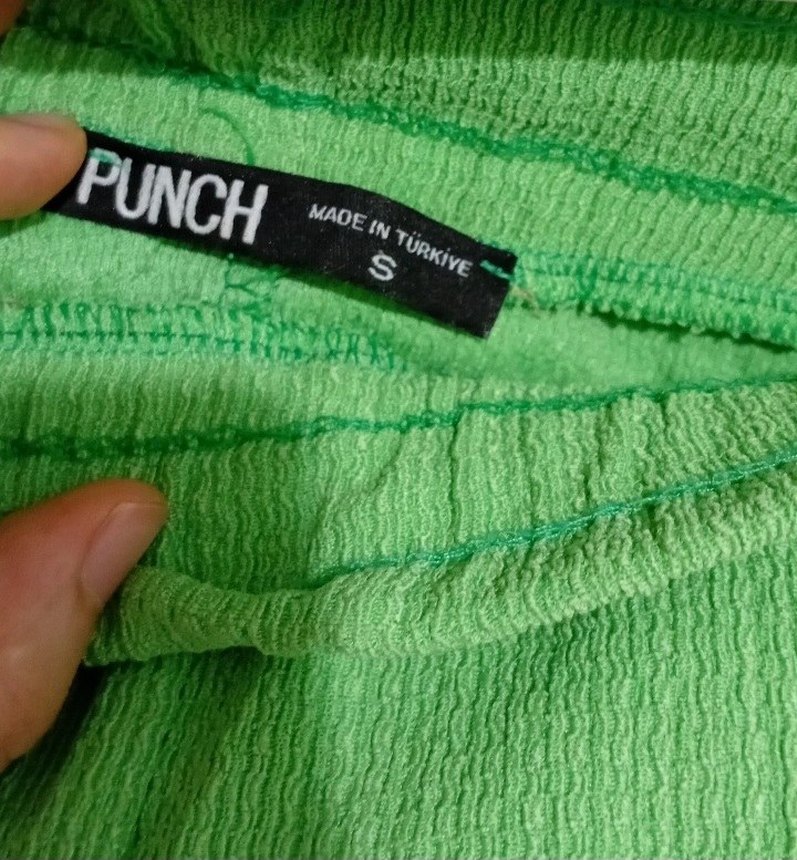 Yeşil Bol Kesim Kadın Pantolon - Görsel 3