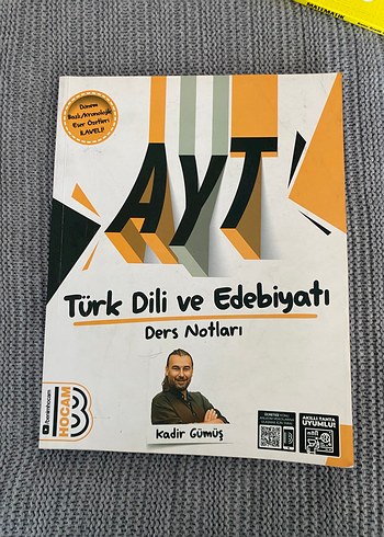 Kadir Gümüş AYT Türk Dili ve Edebiyatı Ders Notları