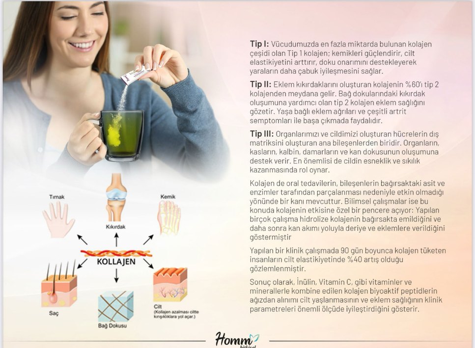 Homm vıta Kollajen toz içeçek - Görsel 2