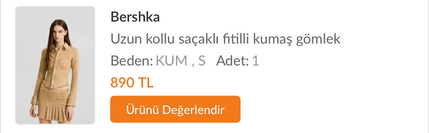 Gömlek etek takım - Görsel 3