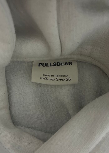 Kapüşonlu Beyaz Kadın Sweatshirt - Görsel 4