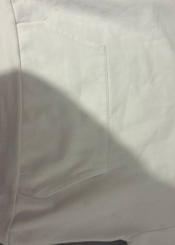 Kapüşonlu Beyaz Kadın Sweatshirt - Görsel 2