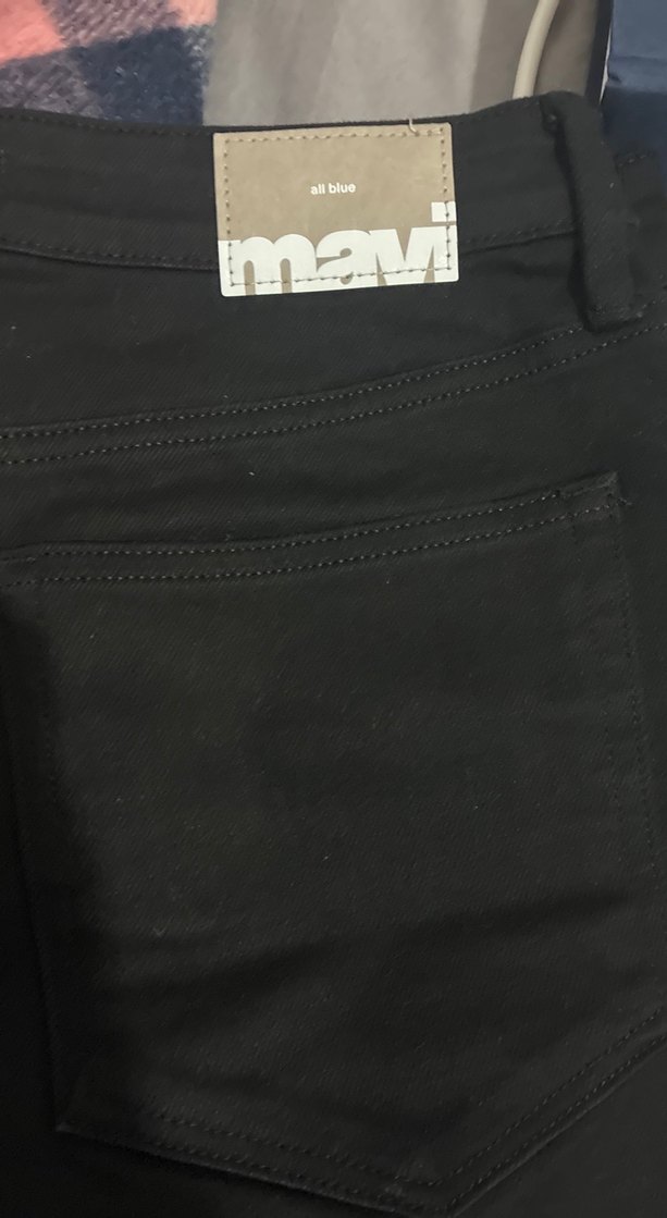 Kadın Siyah Kemerli Midi Kumaş Pantolon - Görsel 2