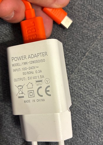 Turuncu Telefon Şarj Kablosu - Görsel 4