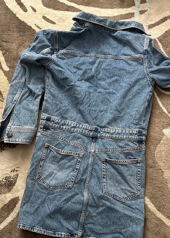 38 Beden Kadın Mavi Denim Ceket
