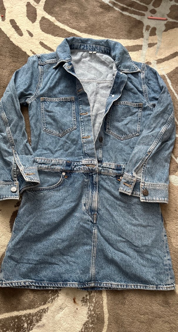 Kadın Mavi Denim Ceket - Görsel 2