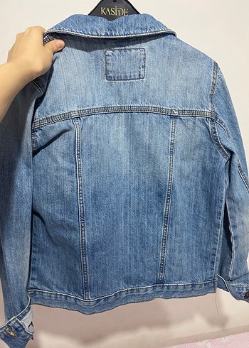 Mango Mavi Düğmeli Denim Ceket - Görsel 2