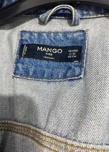 Mango Mavi Düğmeli Denim Ceket - Görsel 3