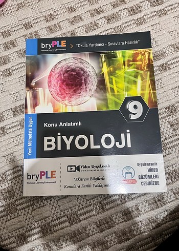 9. Sınıf Biyoloji Konu Anlatımlı Kitap