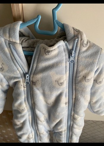 Kürk Detaylı Bebek Kayak Tulumu - Görsel 2