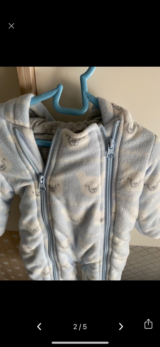 Kürk Detaylı Bebek Kayak Tulumu - Görsel 2