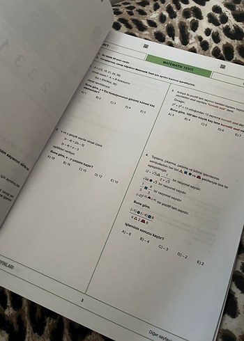 AYT Sayısal 3'lü Simülasyon Denemeleri Kitabı - Görsel 3