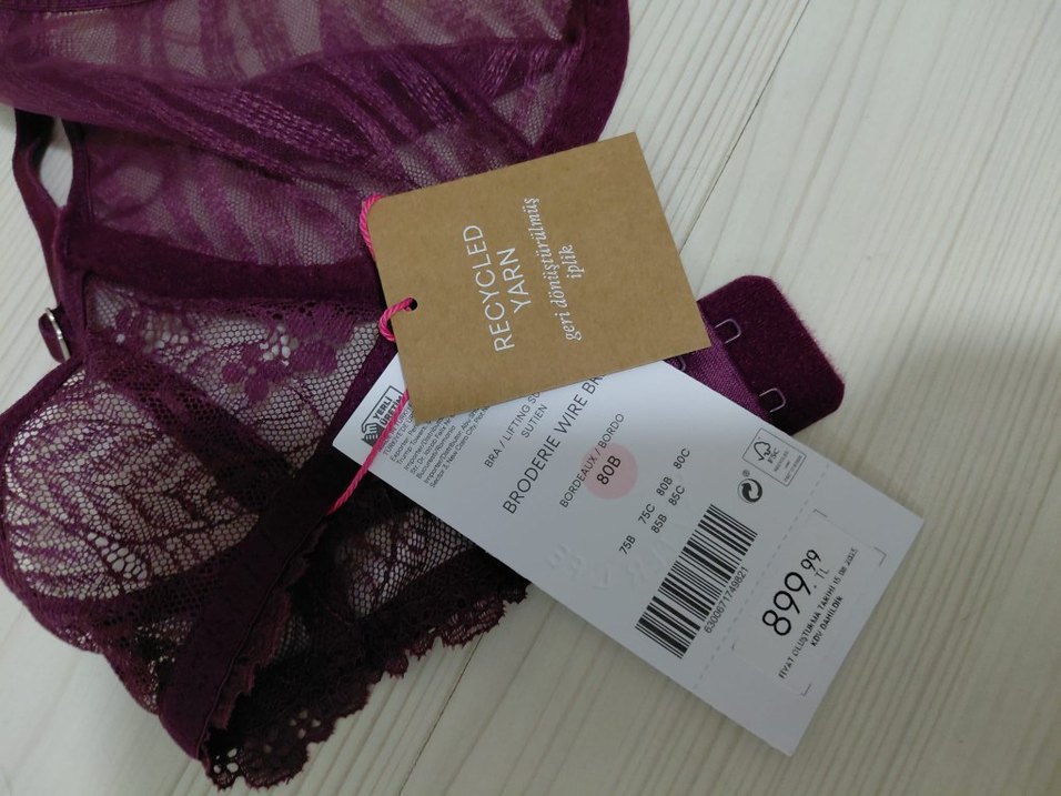 Penti Broderie Wire Bra 80B - Görsel 4