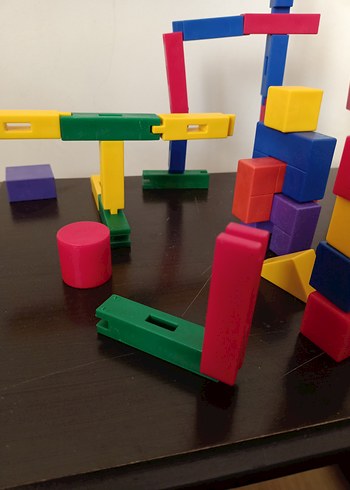 Renkli Jenga seti - Görsel 2