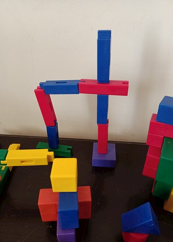 Renkli Jenga seti - Görsel 3