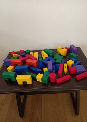 Renkli Jenga seti - Görsel 4