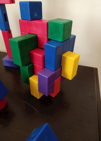 Renkli Jenga seti - Görsel 5