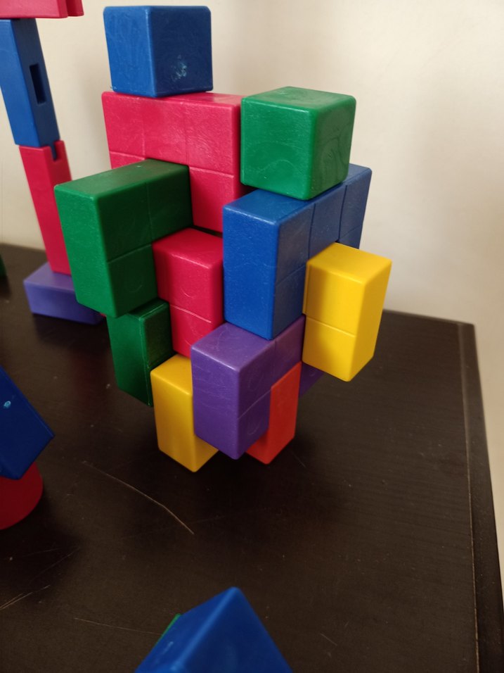 Renkli Jenga seti - Görsel 5