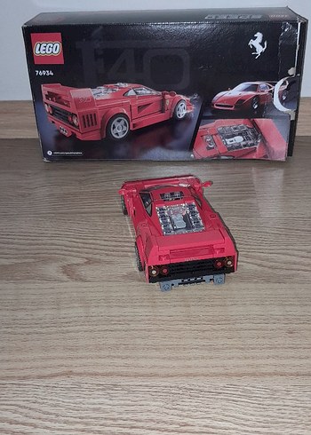 LEGO Kırmızı Ferrari F40 Oyuncak Araba - Görsel 9