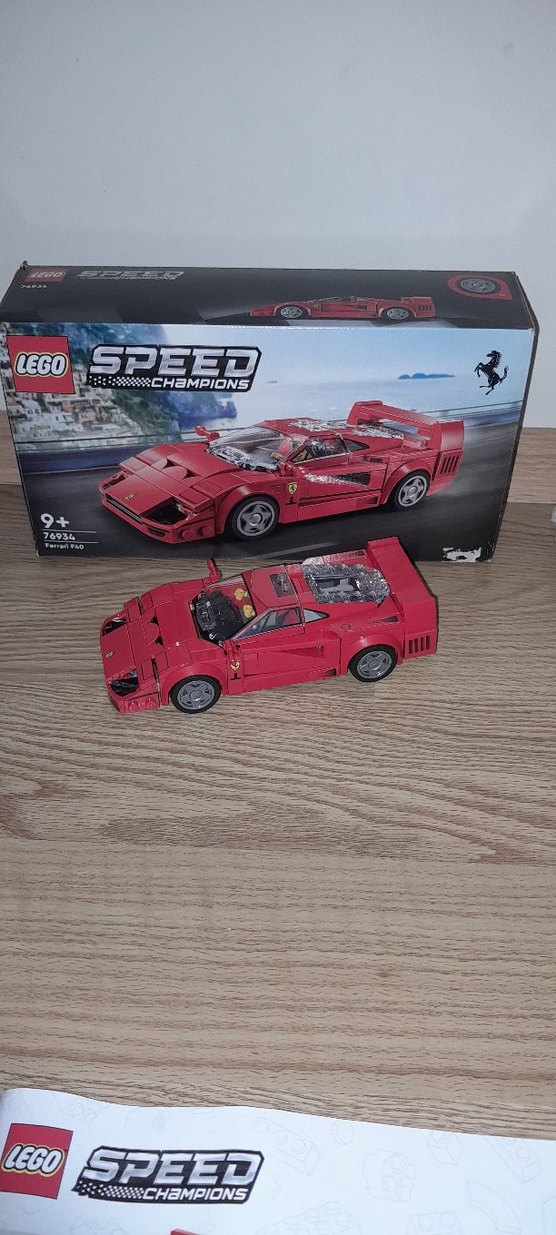 LEGO Kırmızı Ferrari F40 Oyuncak Araba - Görsel 4
