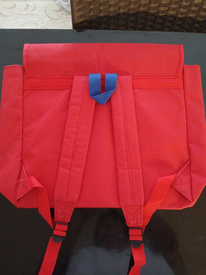 Kırmızı Kadın VINTAGE Sırt Çantası - Görsel 3