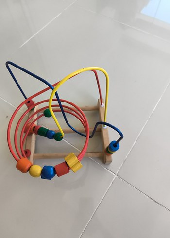 Ikea Renkli Ahşap Eğitici Oyuncak