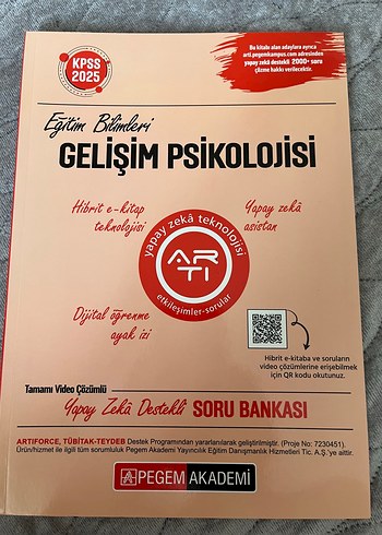 Pegem Akademi KPSS Öğrenme Psikolojisi Soru Bankası