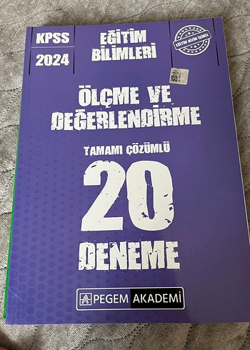 KPSS 2024 Öğrenme Psikolojisi 20 Deneme Kitabı