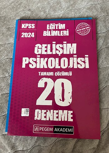 Beden Renk KPSS 2024 Öğrenme Psikolojisi 20 Deneme Kitabı