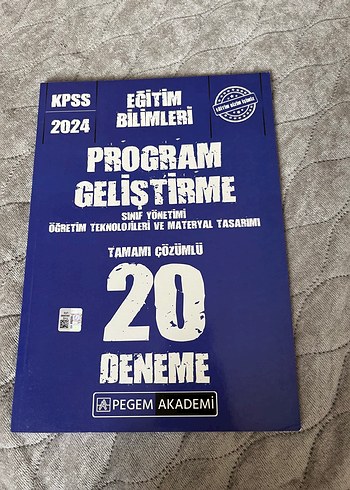 Beden KPSS 2024 Öğrenme Psikolojisi 20 Deneme Kitabı
