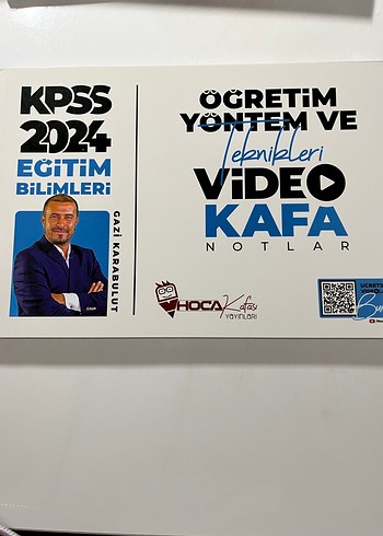 KPSS 2024 Eğitim Bilimleri Video Kafa Notlar
