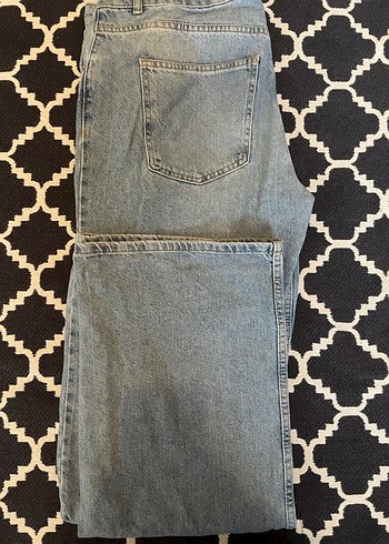 Düğmeli Loose Fit Kadın Kot Pantolon - Görsel 2