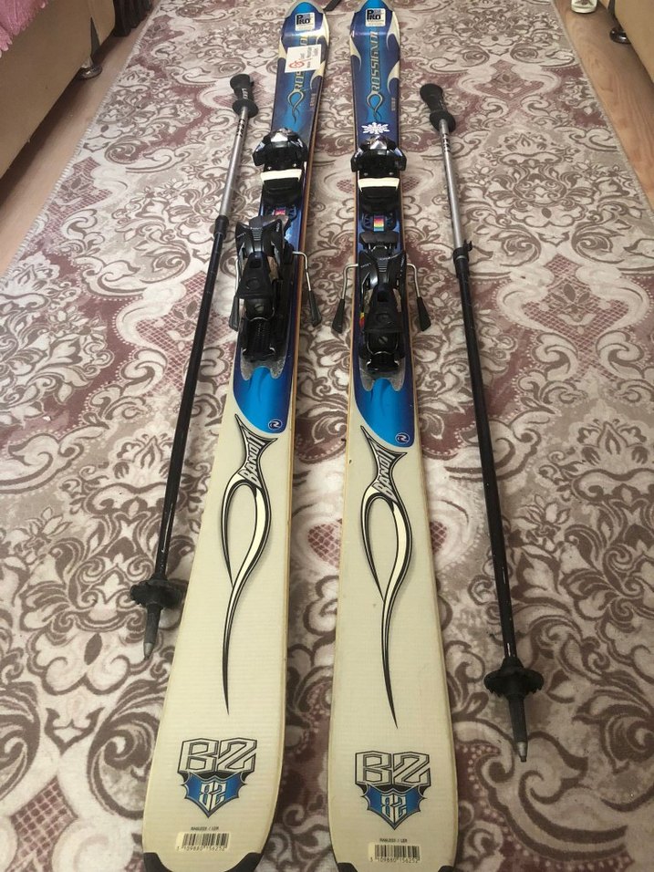 Mavi Desenli Erkek Kayak Takımı - Görsel 4