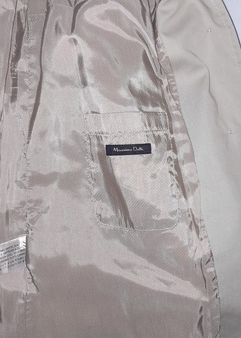 Düğmeli Bej Kadın Trençkot - Görsel 4