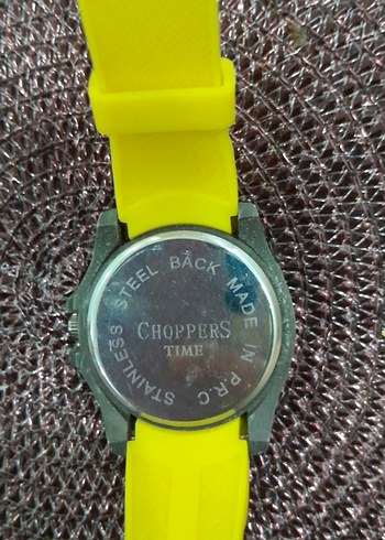 Sarı Silikon Kordonlu Kadın Kol Saati - Görsel 3