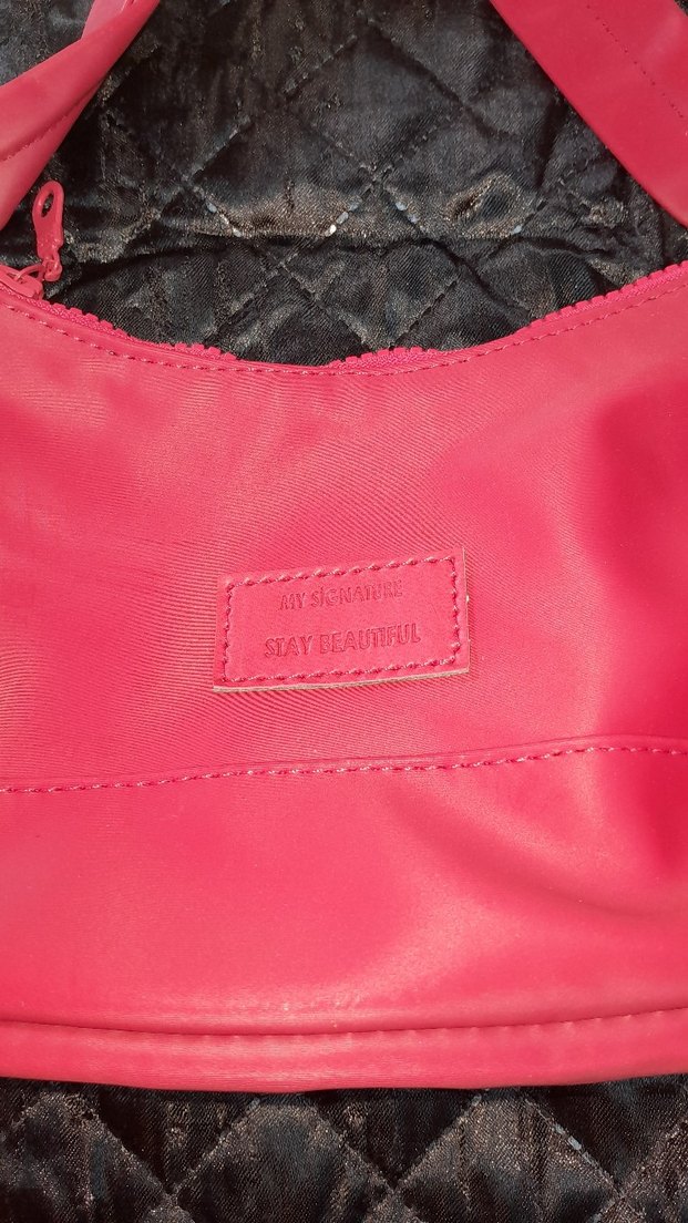 kırmızı Fermuarlı Kadın Omuz Çantası - Görsel 2