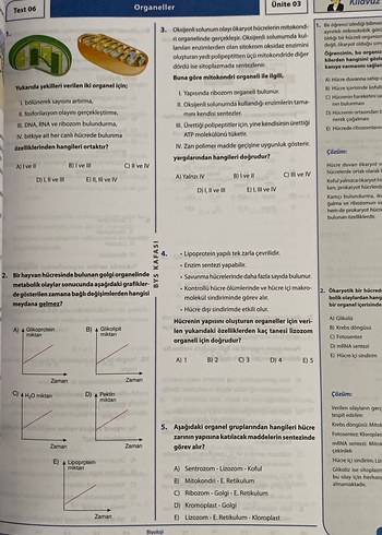  TYT Biyoloji Soru Bankası