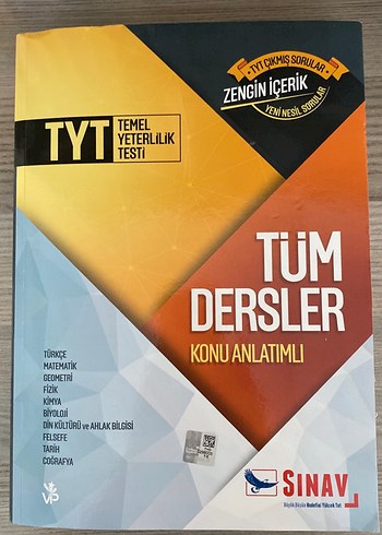 TYT Tüm Dersler Konu Anlatımlı Kitap
