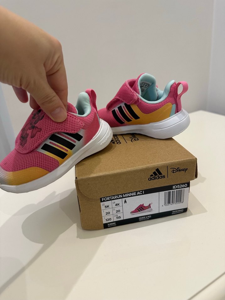 Kız Çocuk Pembe Minnie Baskılı Spor Ayakkabı - Görsel 2