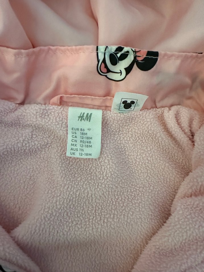 Kız Çocuk Pembe Kapüşonlu Fermuarlı Ceket - Görsel 3