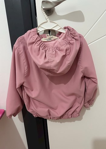 Kız Çocuk Pembe Fermuarlı Ceket - Görsel 2