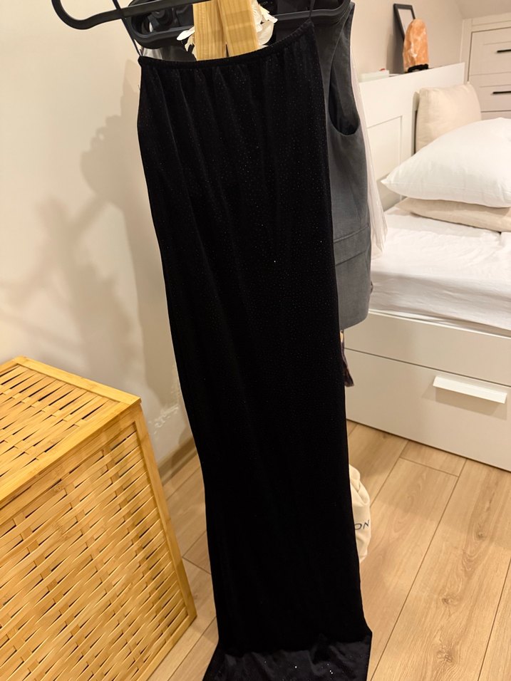 Siyah Nakışlı Zincir Detaylı Vücut Zinciri - Görsel 5