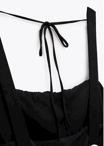 Zara Siyah mini Elbise - Görsel 4