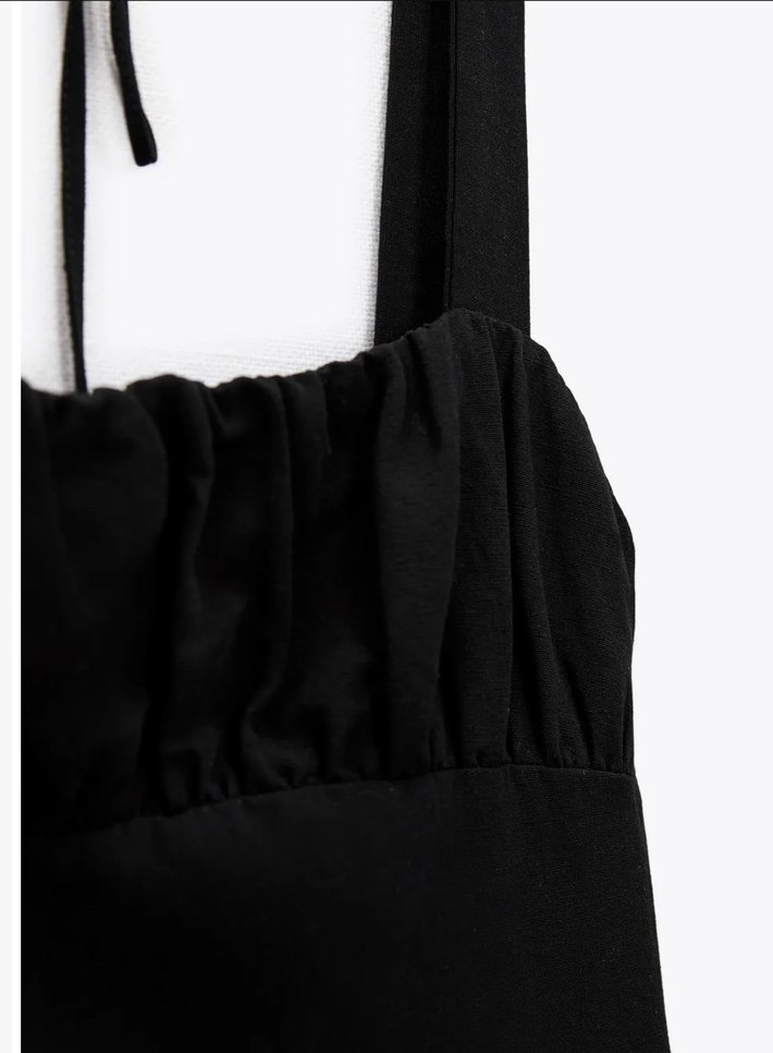 Zara Siyah mini Elbise - Görsel 3