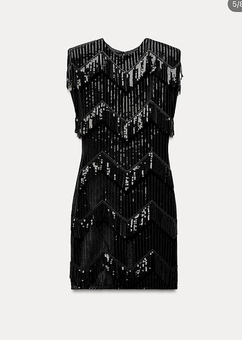 Zara Pul payetli elbise - Görsel 2