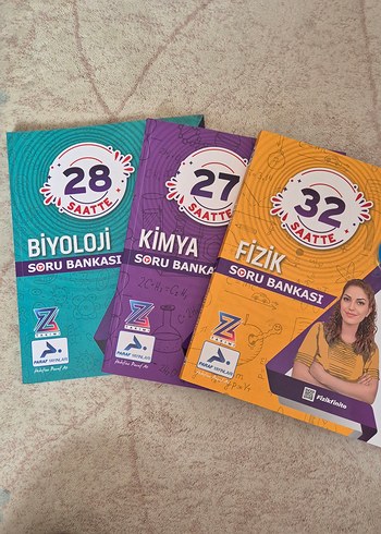 AYT Kimya, Biyoloji, Fizik Soru Bankası Seti
