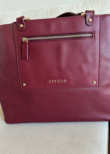 Beymen Bordo Deri Kadın El Çantası - Görsel 2